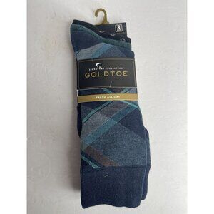Men's Signature Collection Gold Toe Crew Socks‎ ~ Set of 3, Large